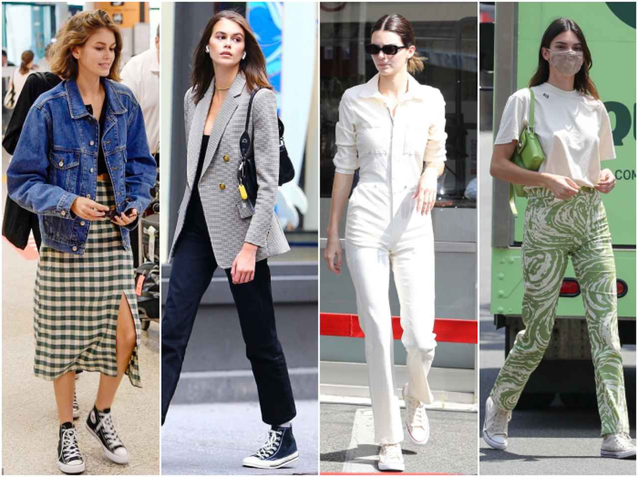 コンバースの王道スニーカー「チャックテイラー」、セレブの履き回しスタイル