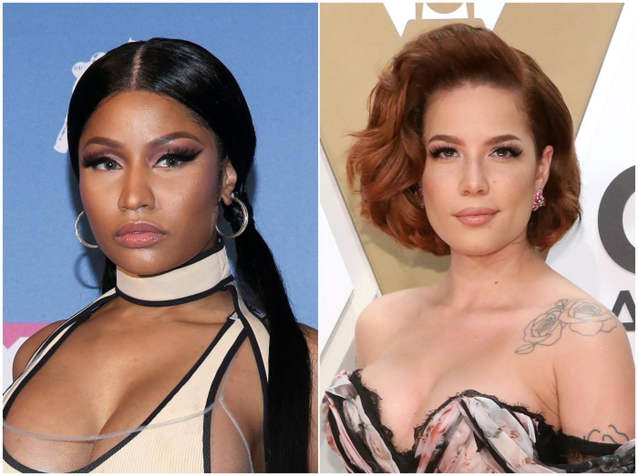 ニッキー・ミナージュ、仕事よりも授乳を優先したことで批判されたホールジーをサポート