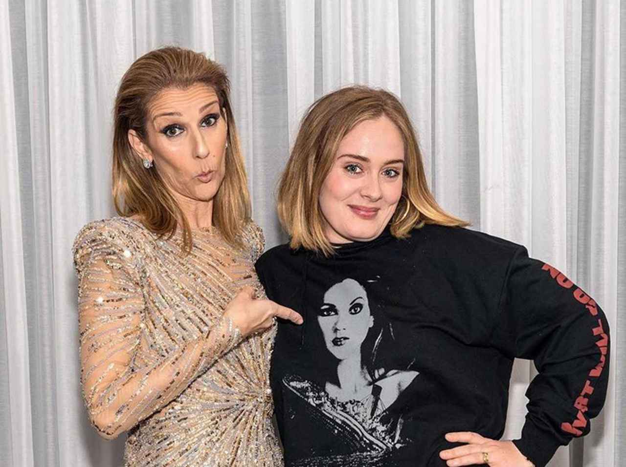 セリーヌ・ディオンが嚙んだガムを額縁に、アデルが衝撃のお宝を初公開