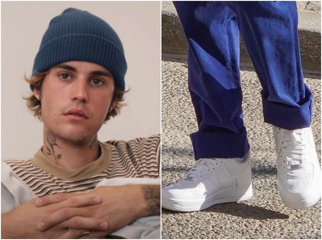 ナイキ「エアフォース1」の白スニーカーをジャスティン・ビーバーがヘビロテ!