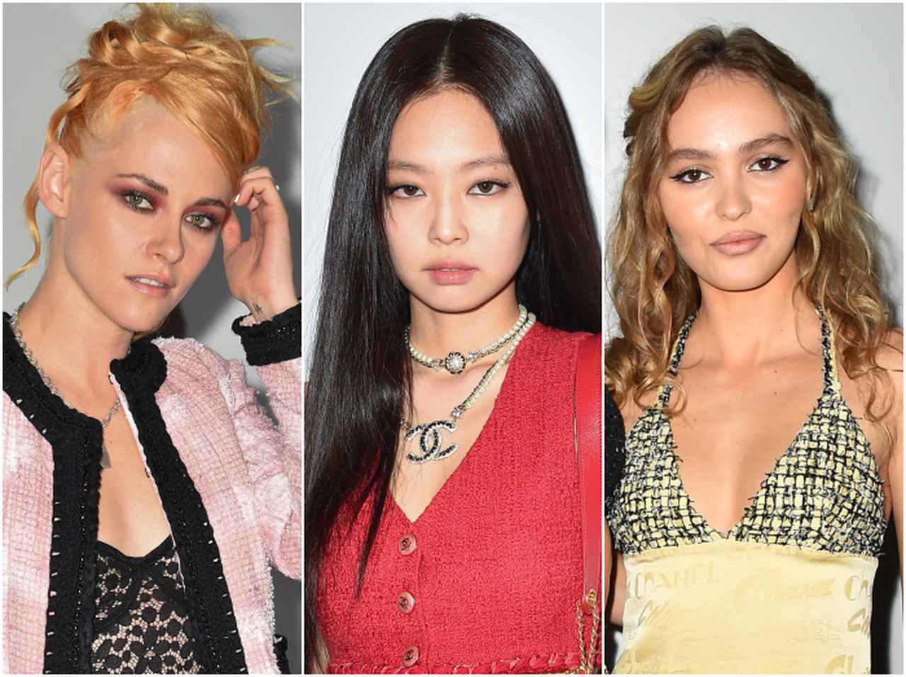 クリステン、リリー・ローズ、ジェニー、シャネルのショーで3ショットが実現