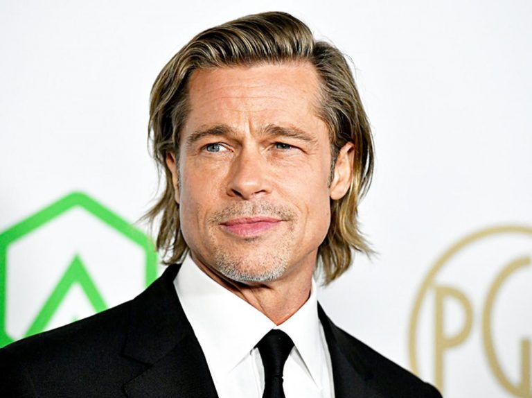 ブラッド・ピット、トレードマークのブロンドヘアから一新！映画のためにイメチェン