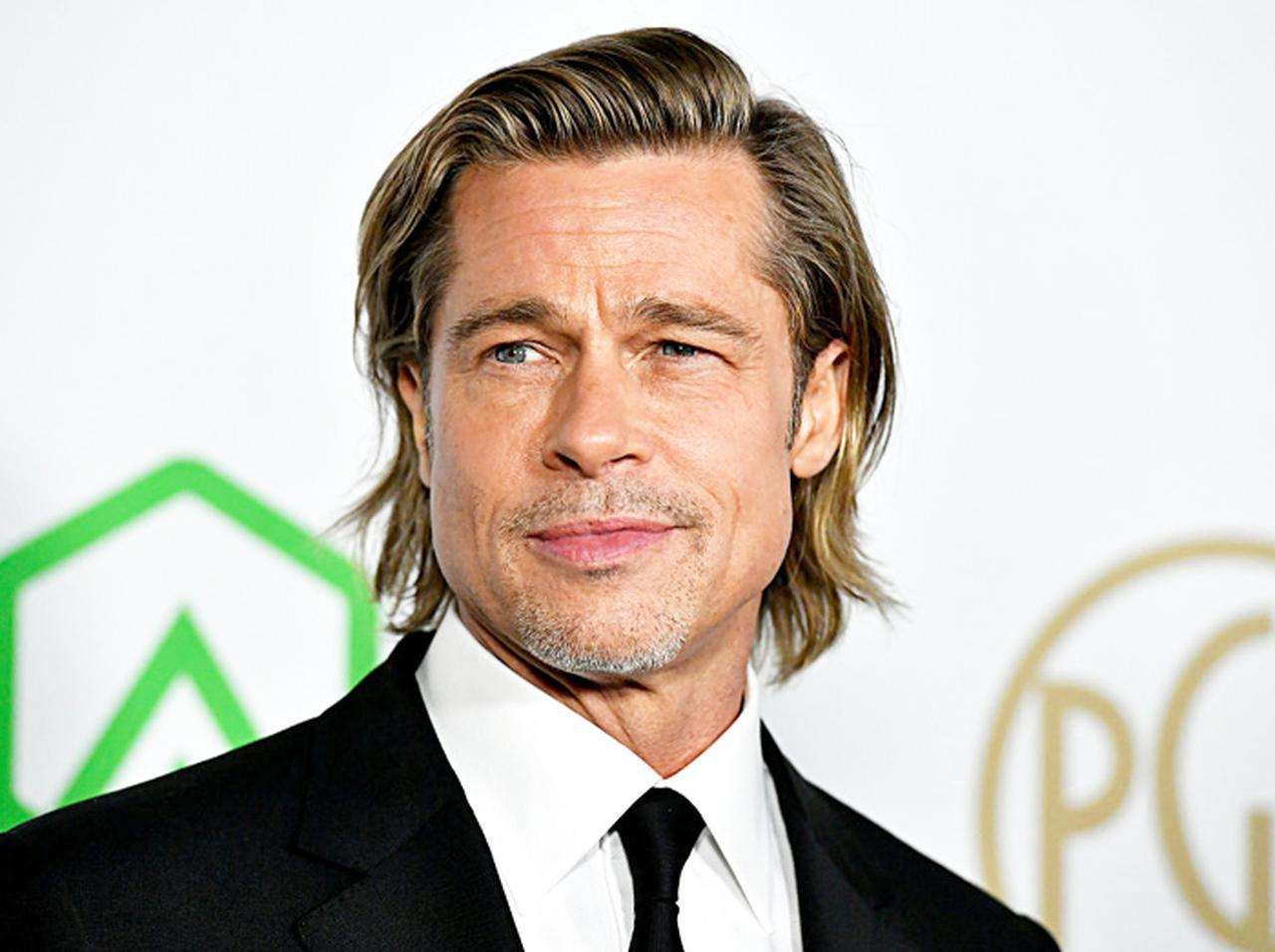 ブラッド・ピット、トレードマークのブロンドヘアから一新!映画のためにイメチェン