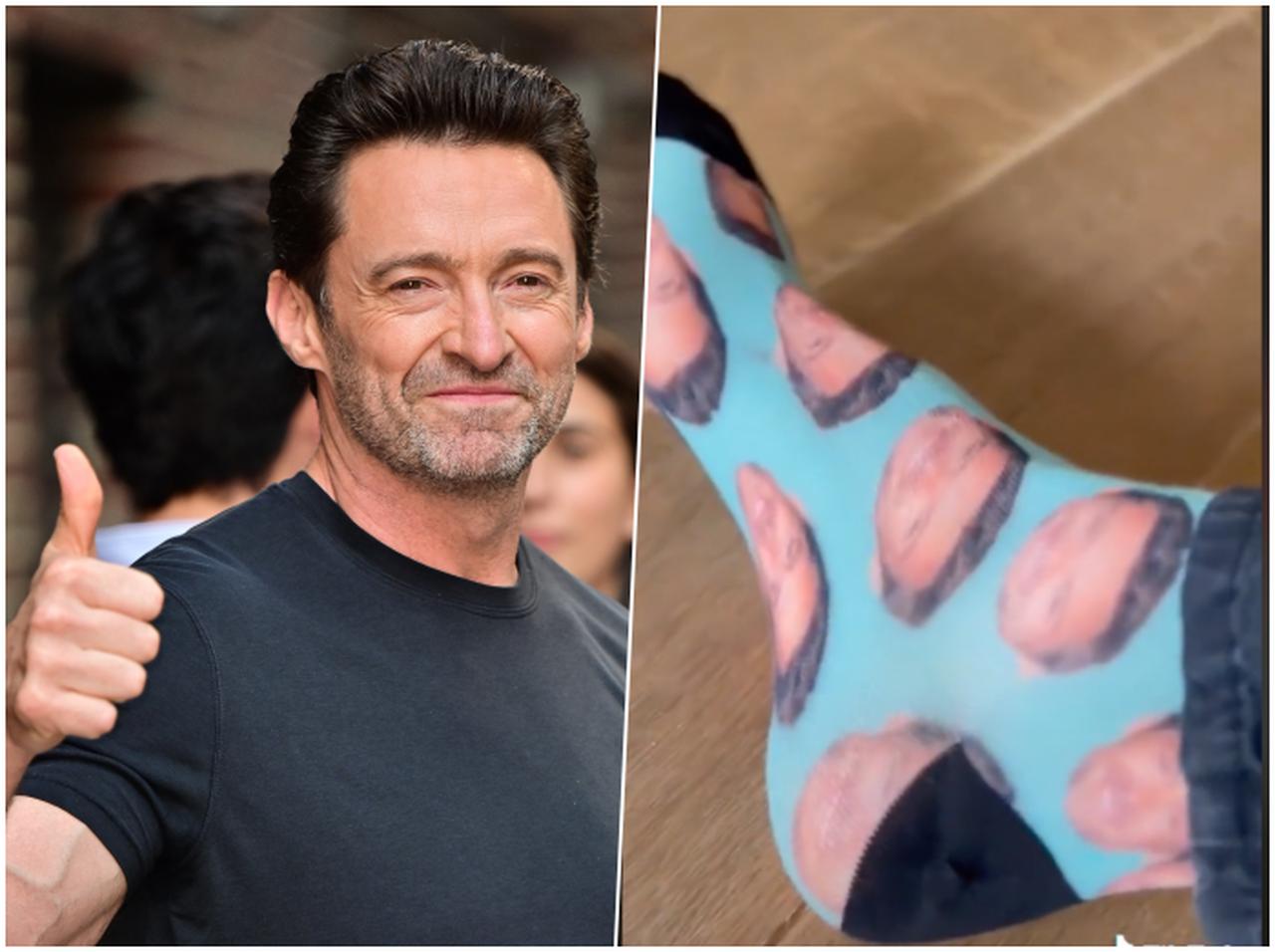 「悲しいヤツだよ」ヒュー・ジャックマン、自身の顔が大量にプリントされた靴下を履いていたライアン・レイノルズを憐れむ