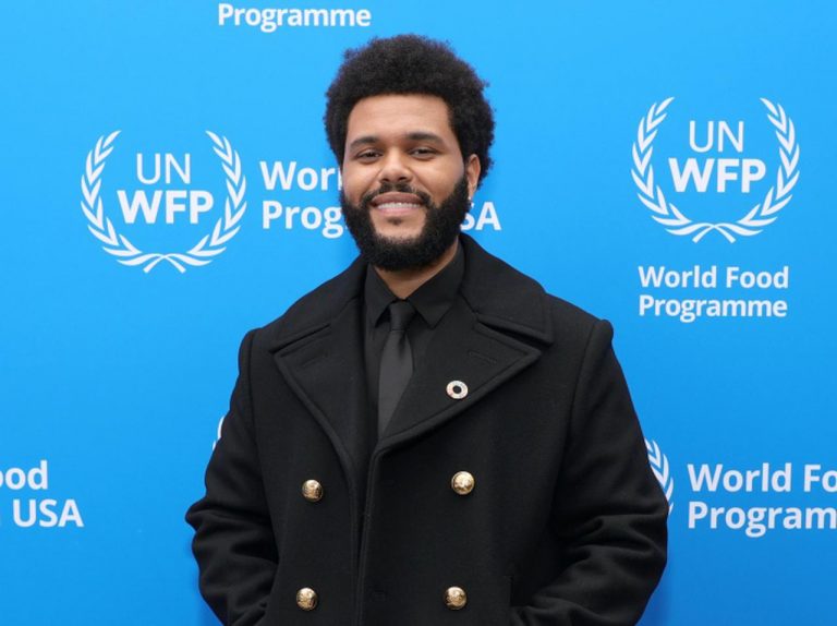 ザ・ウィークエンド、国連世界食糧計画のアンバサダーに就任