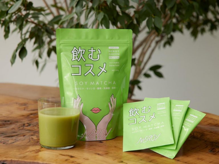 女性のためのソイプロテイン「飲むコスメ NERGY GREEN PROTEIN」が登場