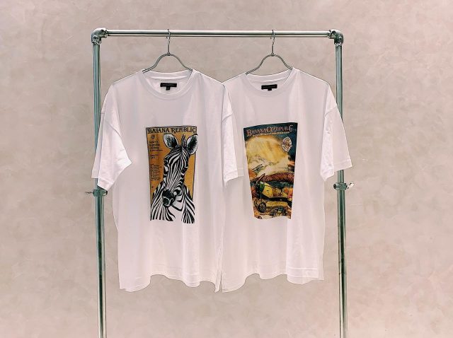 バナナ・リパブリック、限定ヴィンテージプリントＴシャツを発売