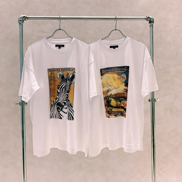 バナナ・リパブリック、限定ヴィンテージプリントＴシャツを発売