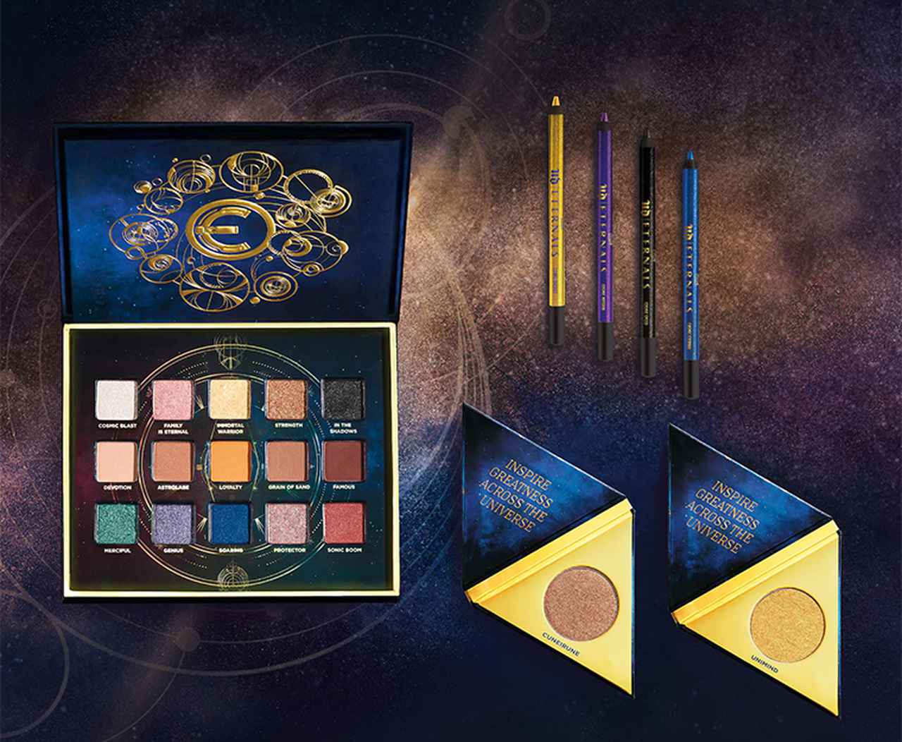 映画『エターナルズ』のコラボコスメが登場!飛び出す“3Dアイパレット”&人気No.1アイライナー
