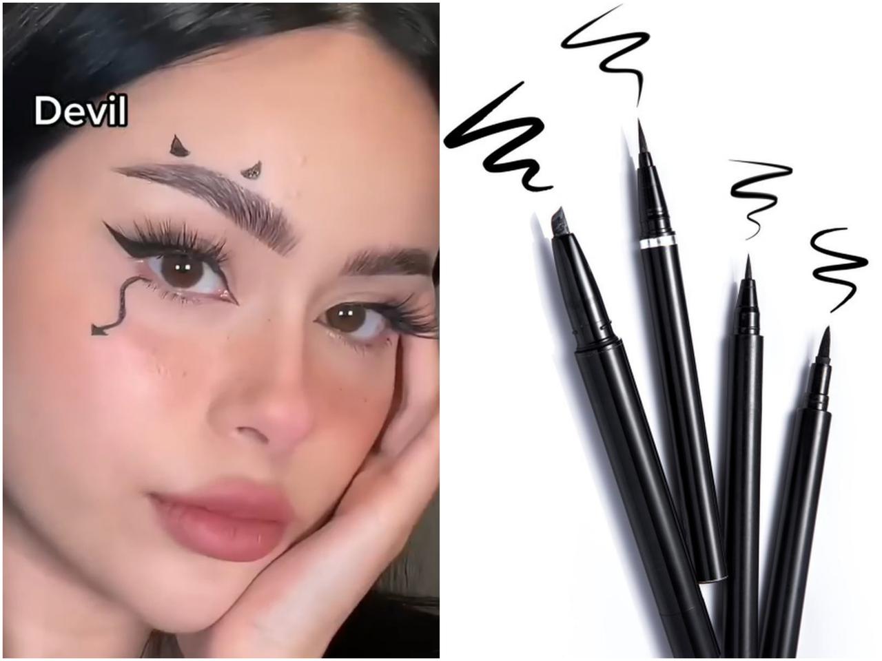 アイライナーだけで叶う！簡単ハロウィンメイクのアイデア3つ