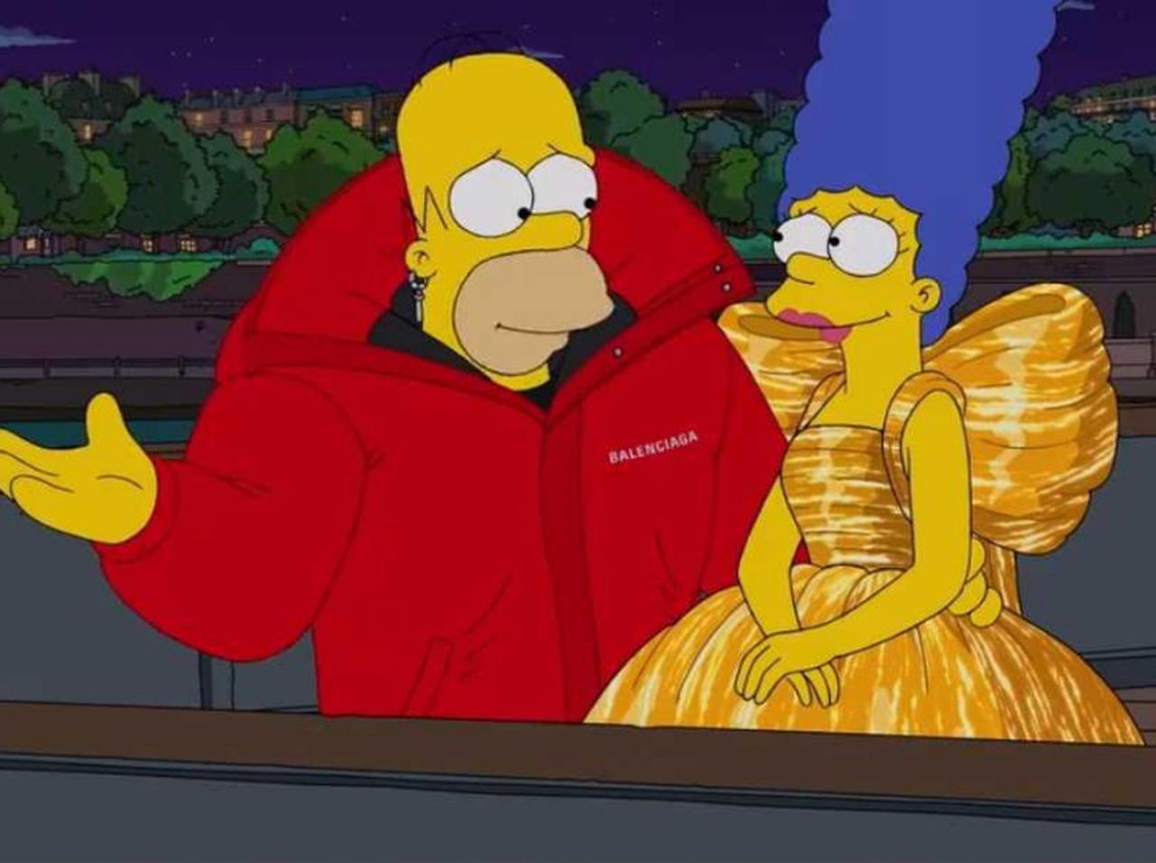 バレンシアガとシンプソンズがコラボ!特別映像ではシンプソンズ化したセレブの姿が