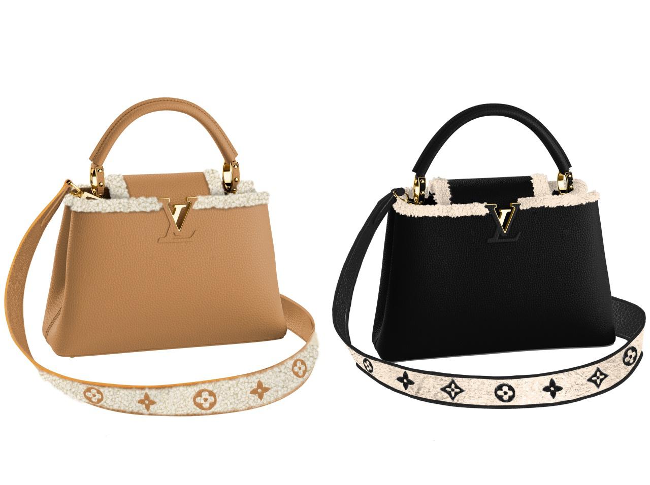 ルイ・ヴィトン、モコモコのシアリングがオシャレな「カプシーヌ」を新発売