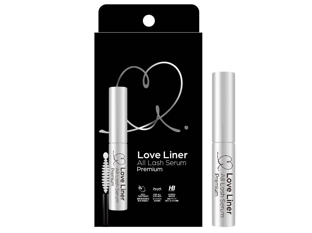 まつげ・眉毛・目元をトータルケアできる!ラブ・ライナーからプレミアム美容液が誕生