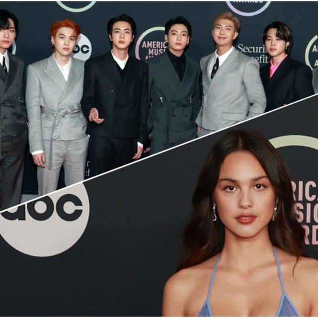 オリヴィア、BTS、ビリー、人気セレブはAMAのレッドカーペットで何を着た？