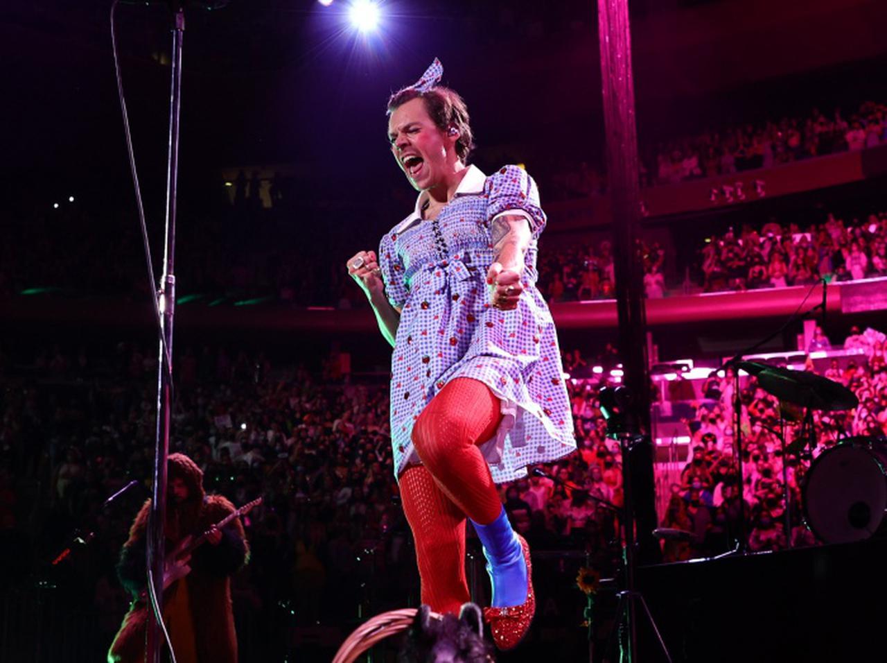 『オズの魔法使い』のドロシーに！ハリー・スタイルズがハロウィンに披露したステージが激レア