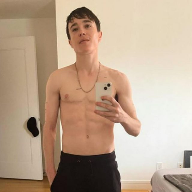 鍛えられてムキムキ！エリオット・ペイジ、上半身裸の写真を自慢したくて取った行動が可愛い