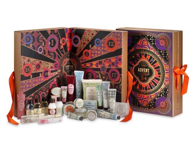 SABONの人気アイテム24種がボックスに！幾何学模様が可愛いアドベントカレンダーが限定発売