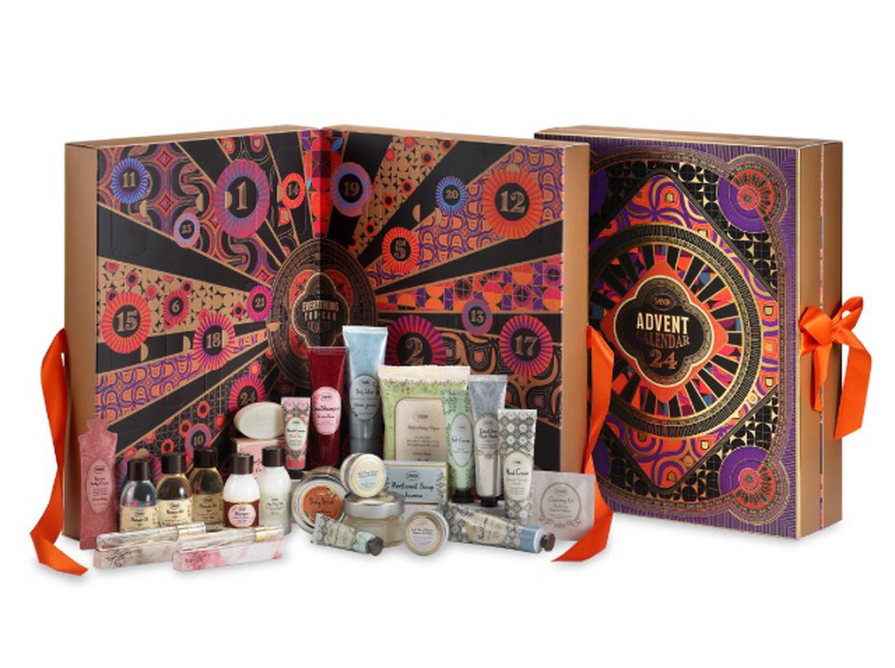 SABONの人気アイテム24種がボックスに！幾何学模様が可愛いアドベントカレンダーが限定発売