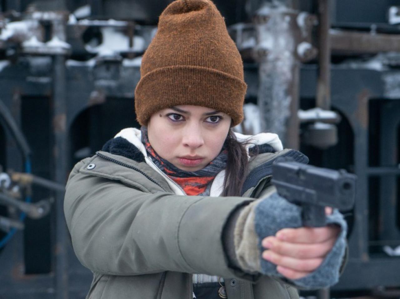 アンバー・ミッドサンダー、役の参考にしたのはあの社会派シンガー！リーアム・ニーソン主演『アイス・ロード』