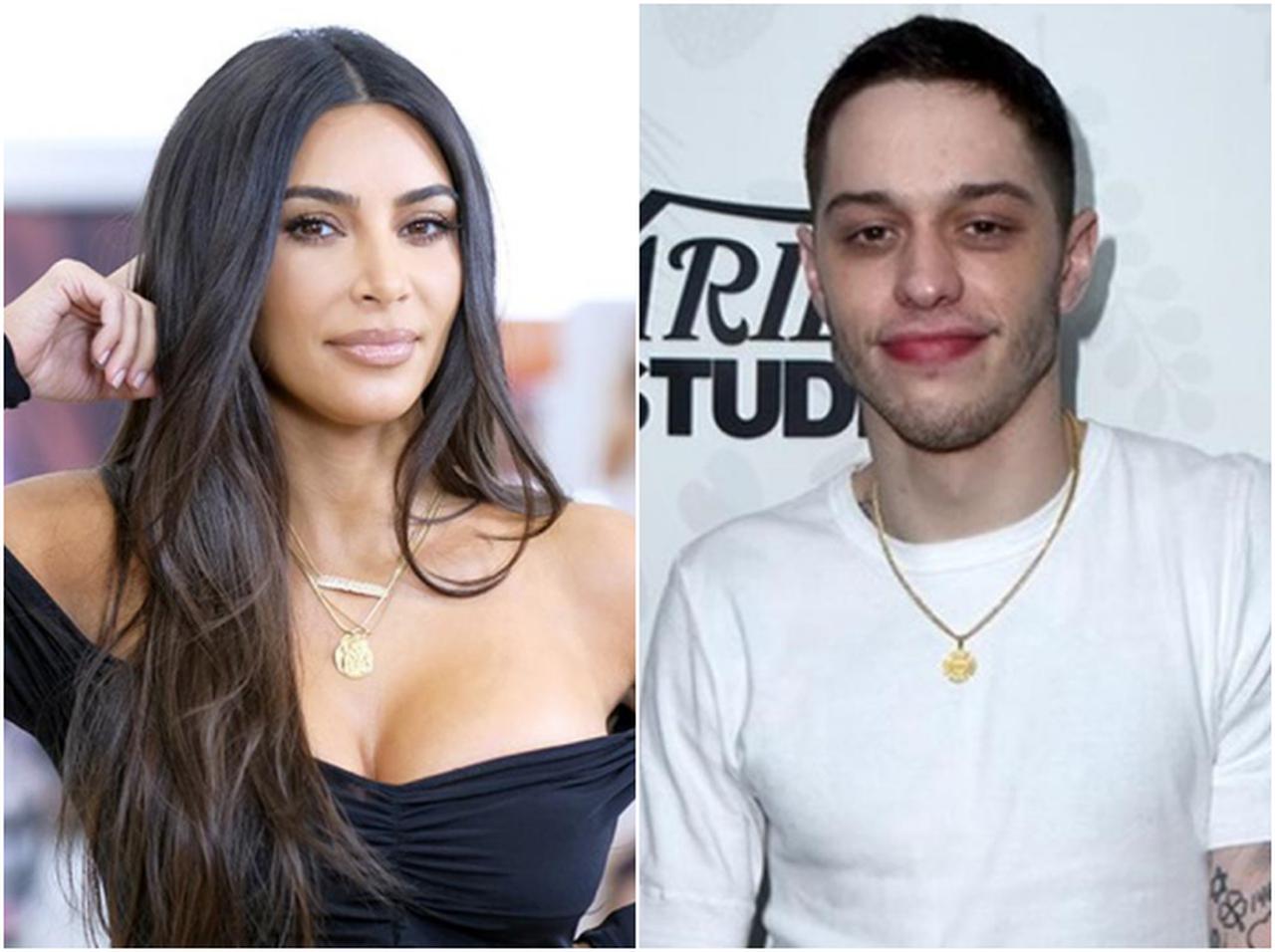 首元にキスマーク、キム・カーダシアンとピート・デヴィッドソンが手繋ぎデート