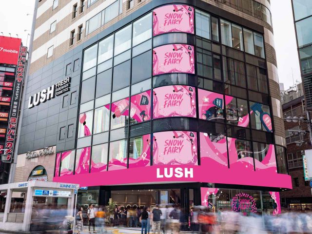 甘いピンクの世界観を堪能！LUSH、クリスマス限定ポップアップを新宿、渋谷、原宿、池袋にオープン