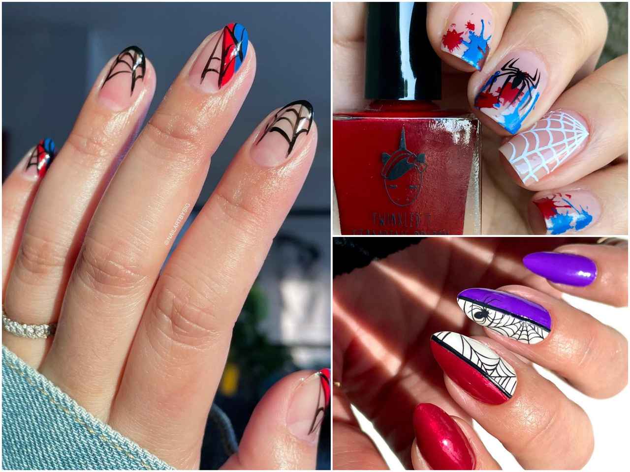 『スパイダーマン』の世界観を指先に!おしゃれな「スパイダーマンネイル」をチェック