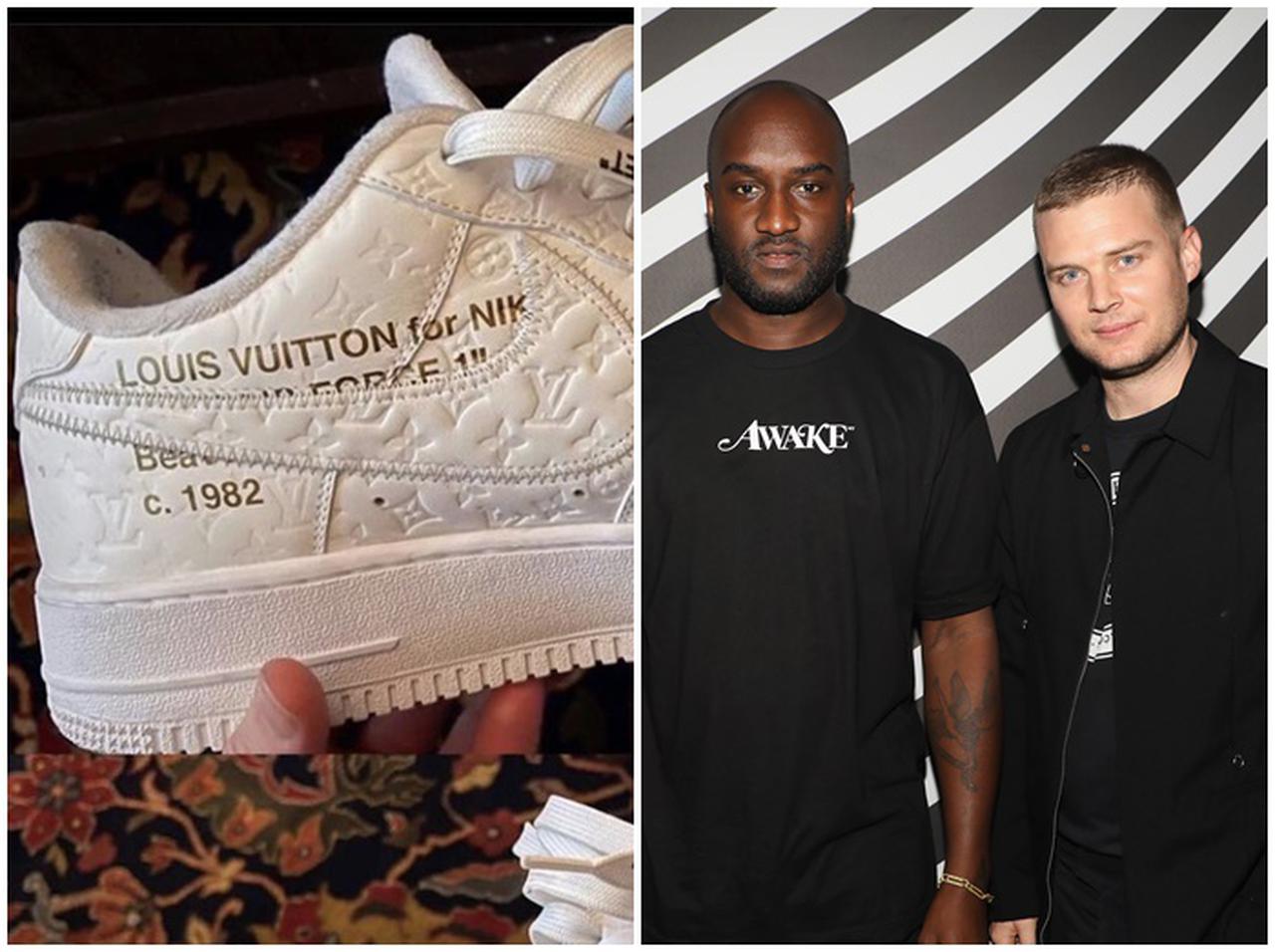 ルイ・ヴィトンとナイキがコラボしたエアフォース1、ジバンシィのデザイナーがお披露目