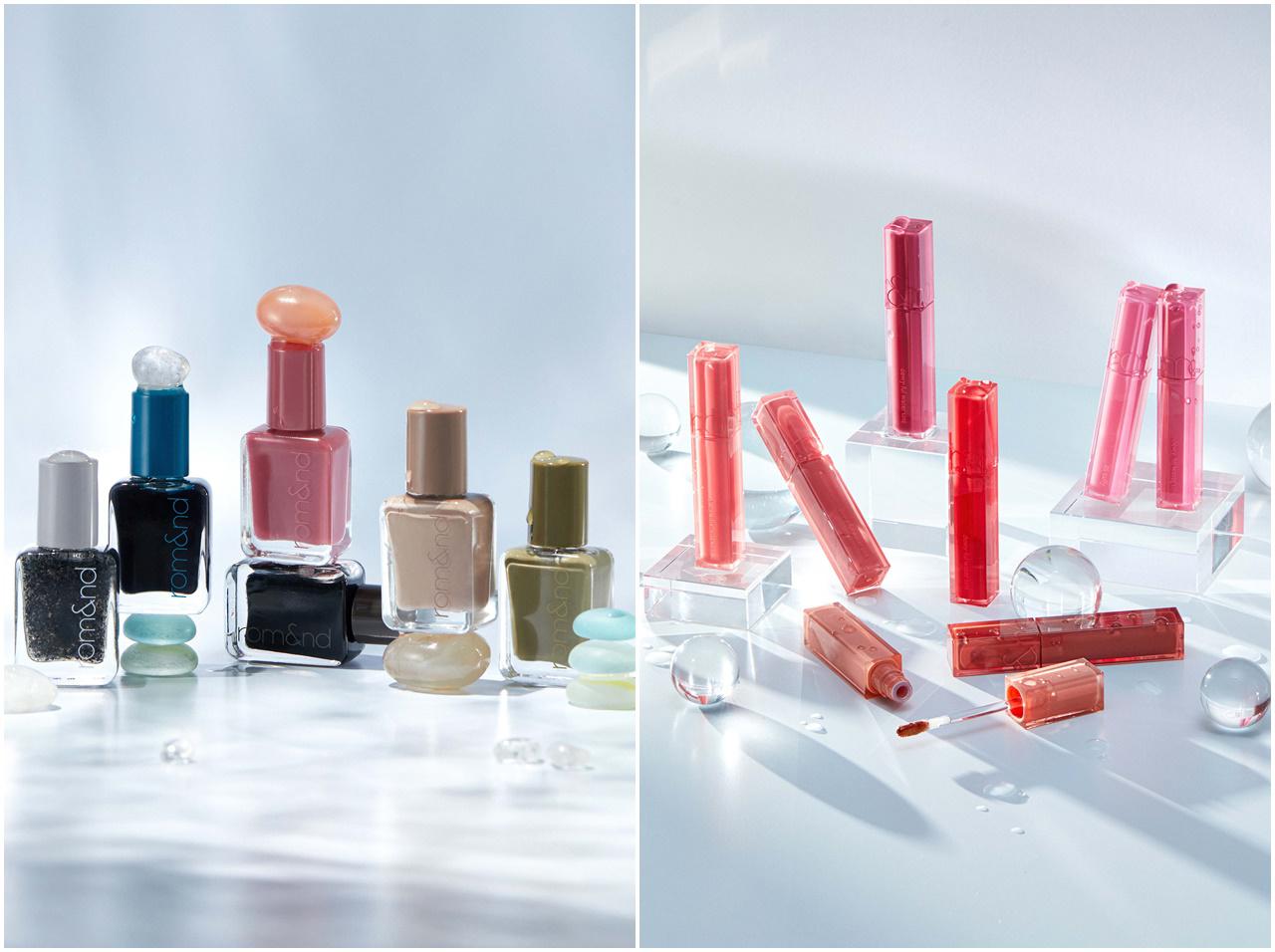 ロムアンドから、絶妙カラーのネイルと “濡れツヤ唇”を演出するリップティントが新登場