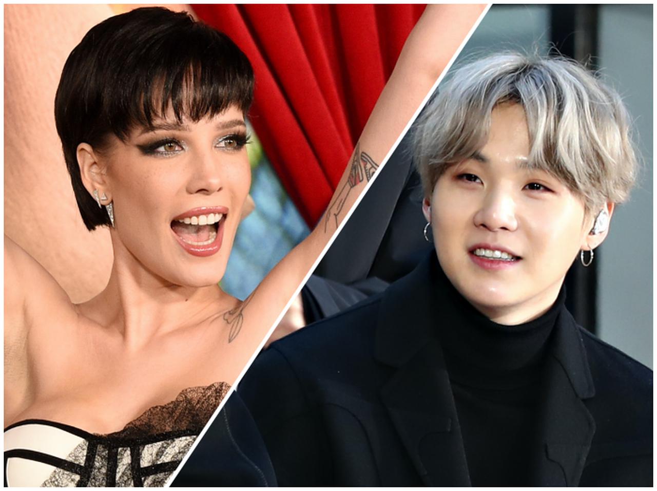 ホールジー、シュガから「BTSデザインのキシリトールガム」をプレゼントされる