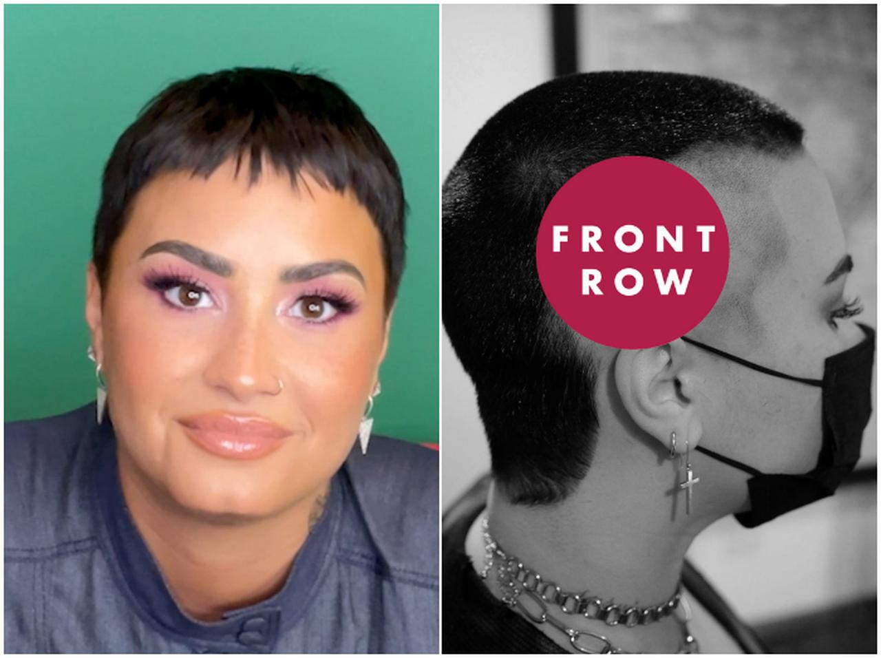 リハビリを終えたデミ・ロヴァート、側頭部に“超巨大蜘蛛のタトゥー”を入れる