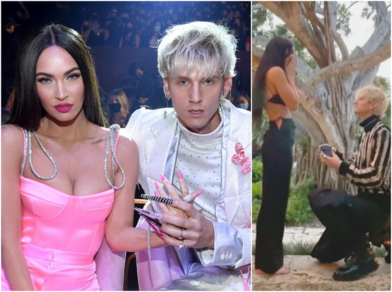 お互いの血を飲んで永遠の愛を誓う、マシン・ガン・ケリーとミーガン・フォックスが婚約