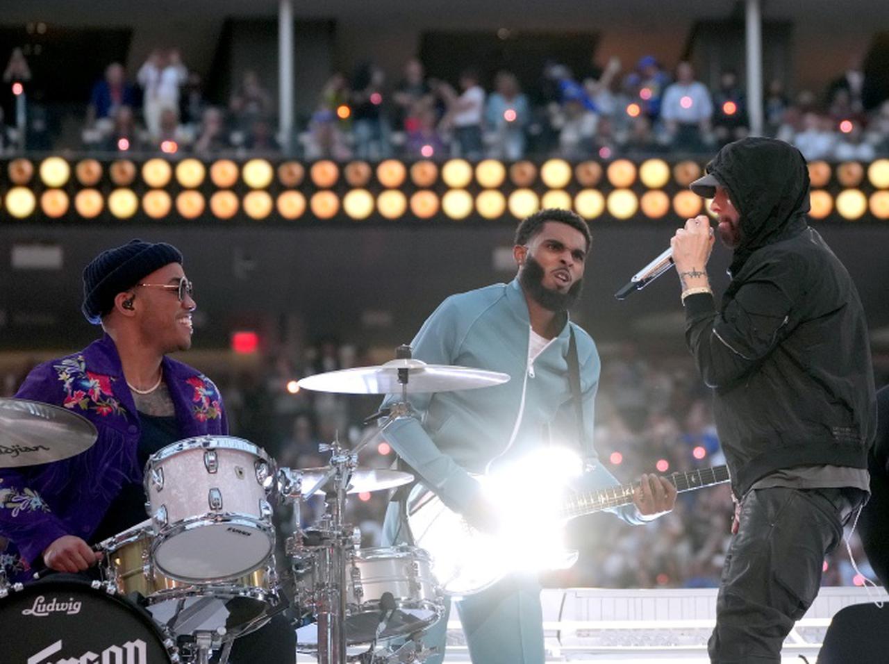 米NFLスーパーボウルのハーフタイムショーのドラム、アンダーソンの夢叶う