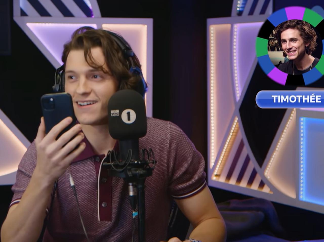 トム・ホランドがラジオ収録中にティモシー・シャラメに電話!「会話」が尊い…