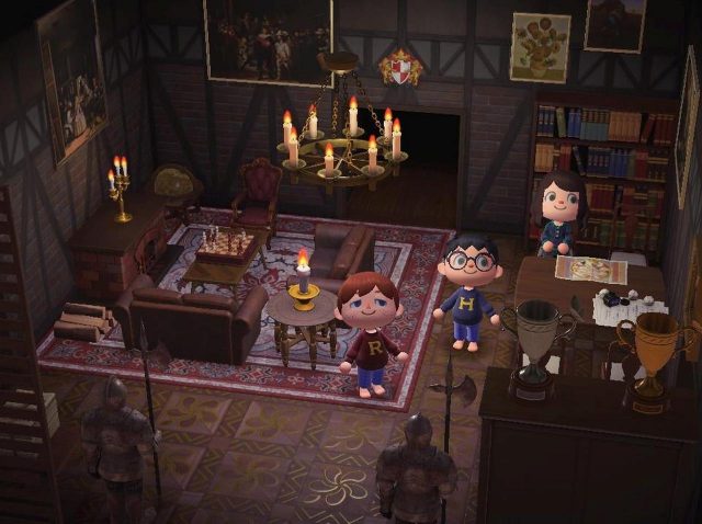 『どうぶつの森』にある『ハリー・ポッター』の教室が最高すぎてずっと居れる…