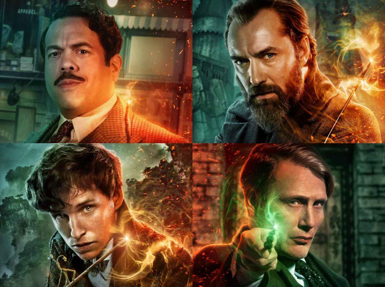 『ファンタビ』、マッツの新グリンデルバルドを含む9人のキャラクターポスターが解禁！