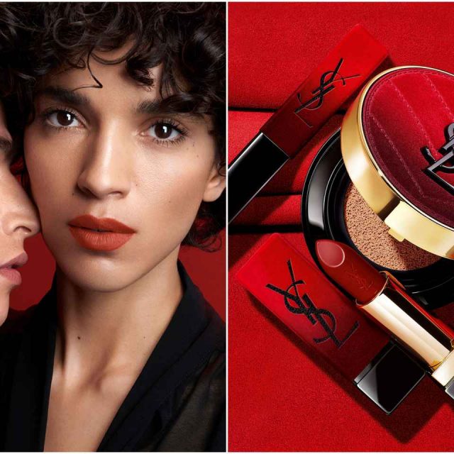 YSLから、“真紅ベルベット”のバレンタイン限定コスメ登場！クッションファンデ＆人気リップ