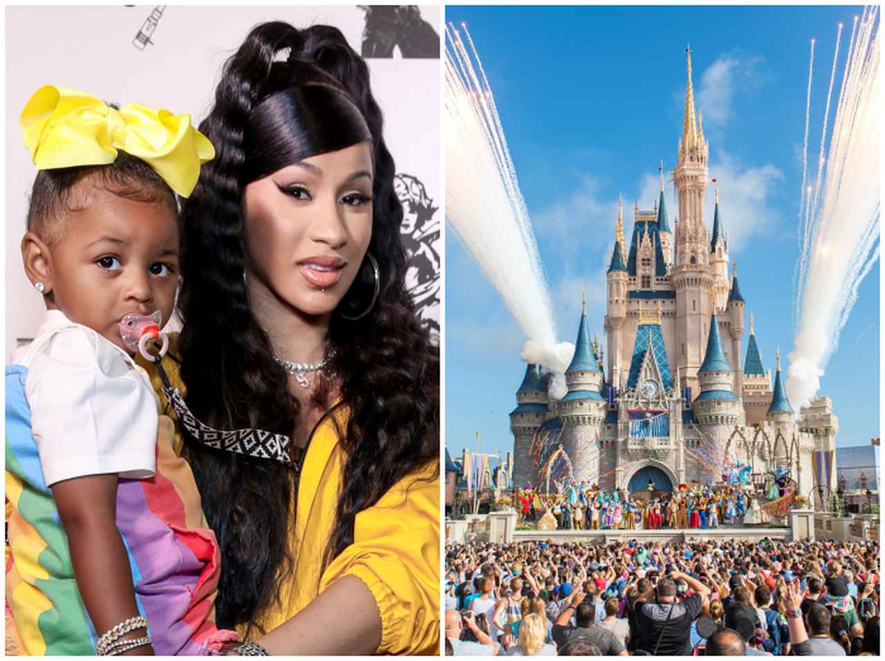 カーディ・Bの強面ボディガード、ディズニーランド同行で「真顔でアトラクションに乗る姿」がジワる