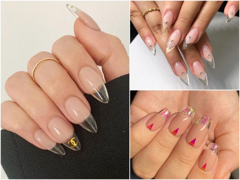 透明感がオシャレな「クリアフレンチネイル」がトレンドの予感