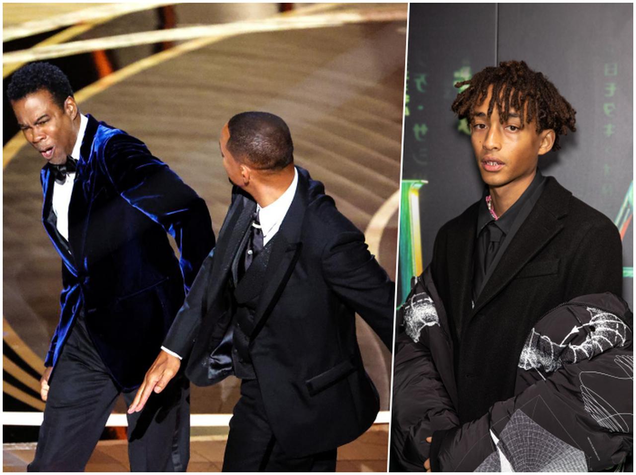 生放送中に強烈ビンタを見舞ったウィル・スミス、息子ジェイデンがリアクションか【アカデミー賞】