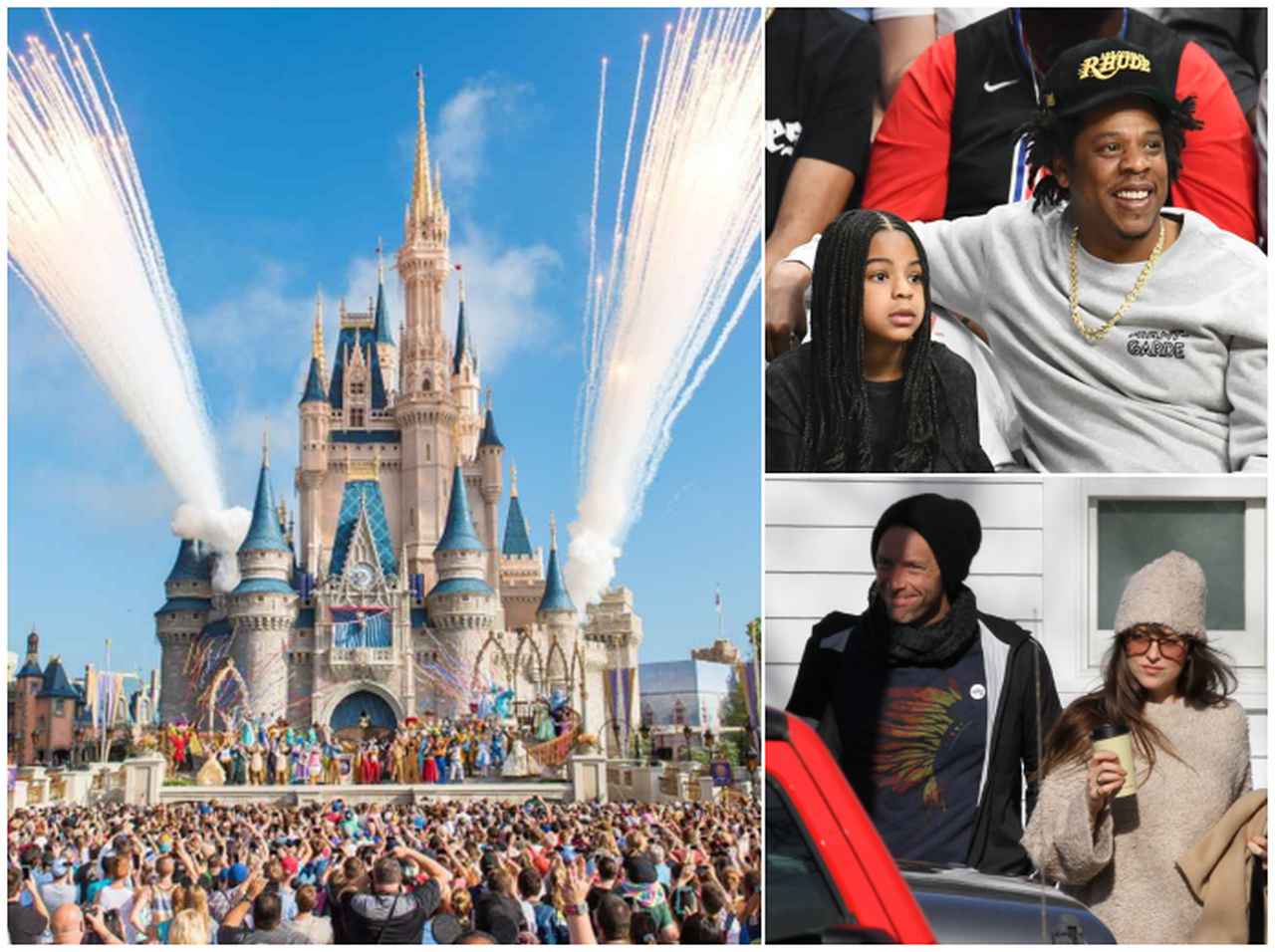 ディズニーランドでジェイ・Z、クリス、ダコタの姿が!意外なメンツで遊びに行く