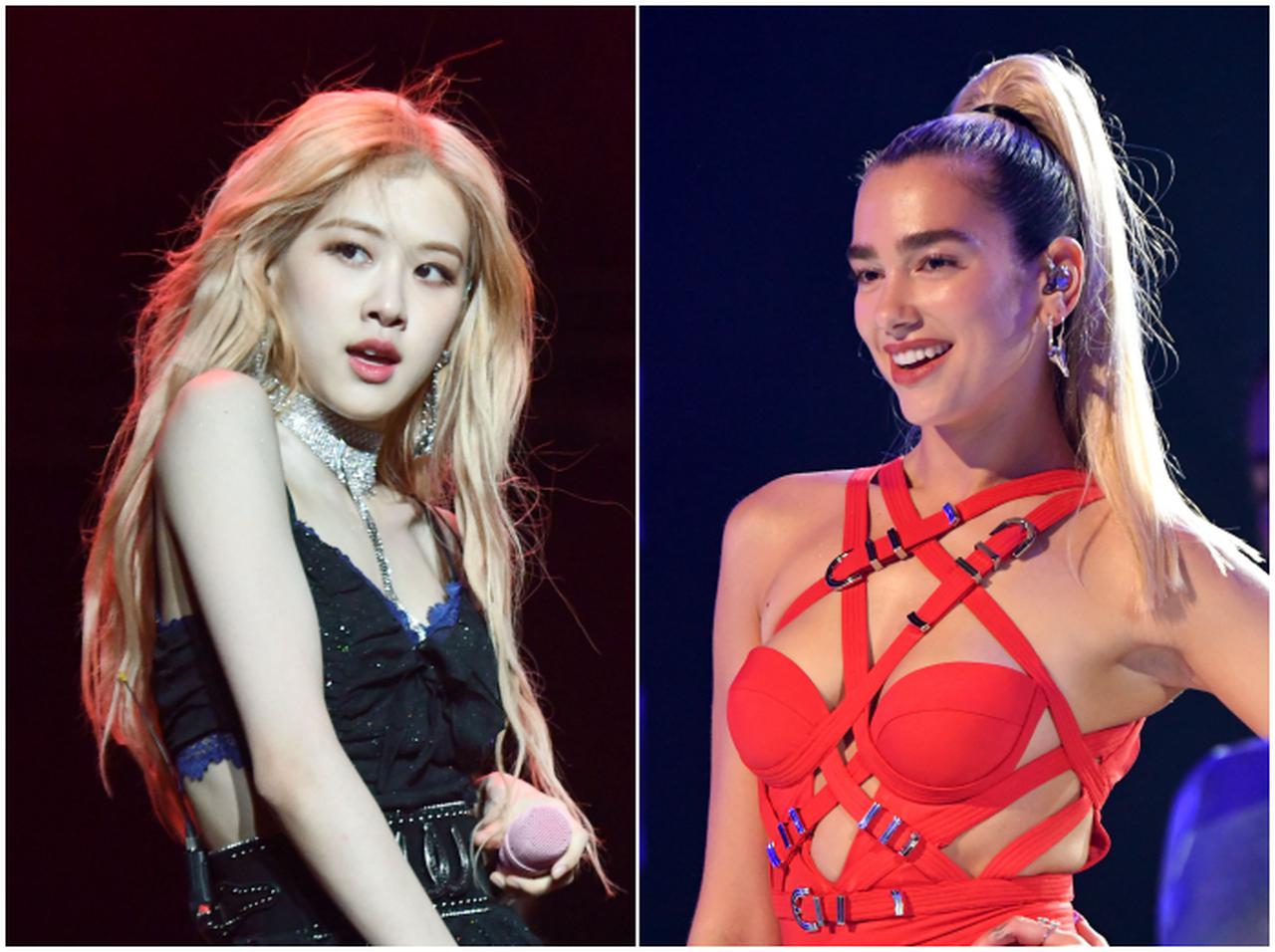 BLACKPINKロゼ、コラボ相手デュア・リパのライブを鑑賞しハートを送る