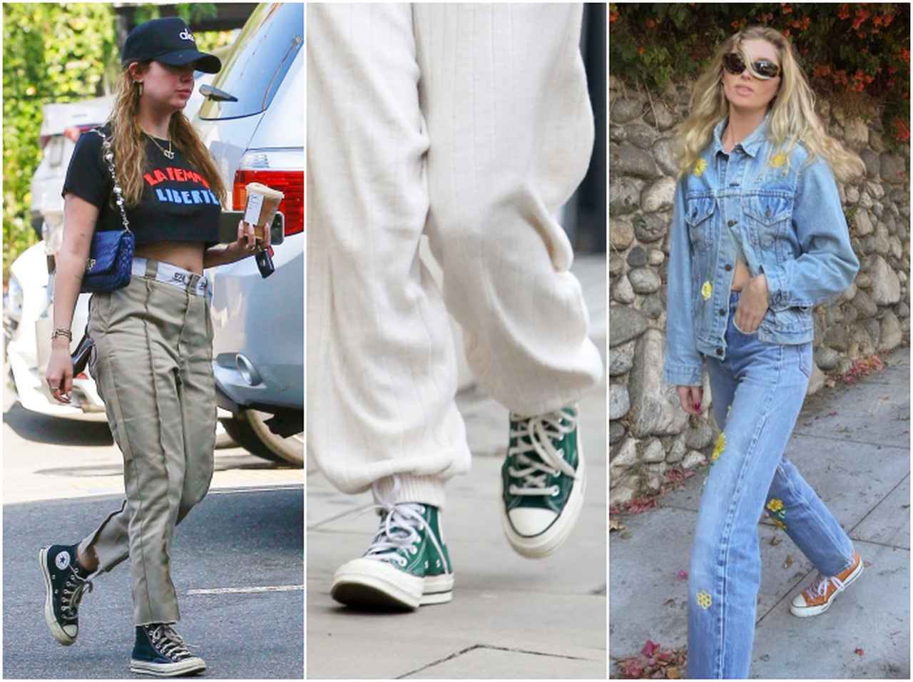 コンバースの「チャックテイラー」で春コーデ!セレブのスタイリングを拝見