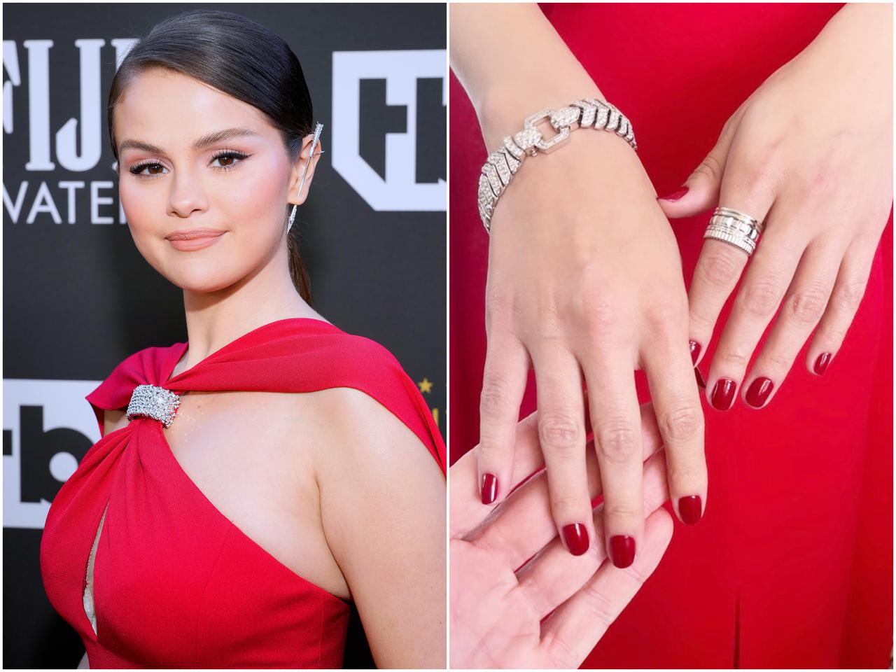 セレーナ・ゴメス、800円のマニキュアでレッドカーペットに登場