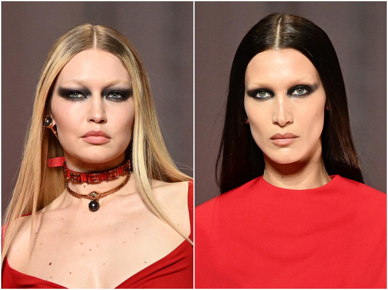 ジジ&ベラ・ハディッドが「ブリーチ眉」に!イカつめメイクでランウェイに登場