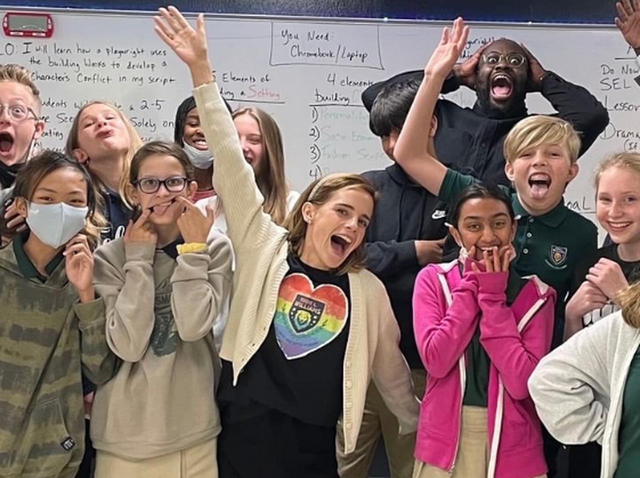 エマ・ワトソン、お気に入りのパン屋に書き残した「ベーグルの絵」が味わい深い