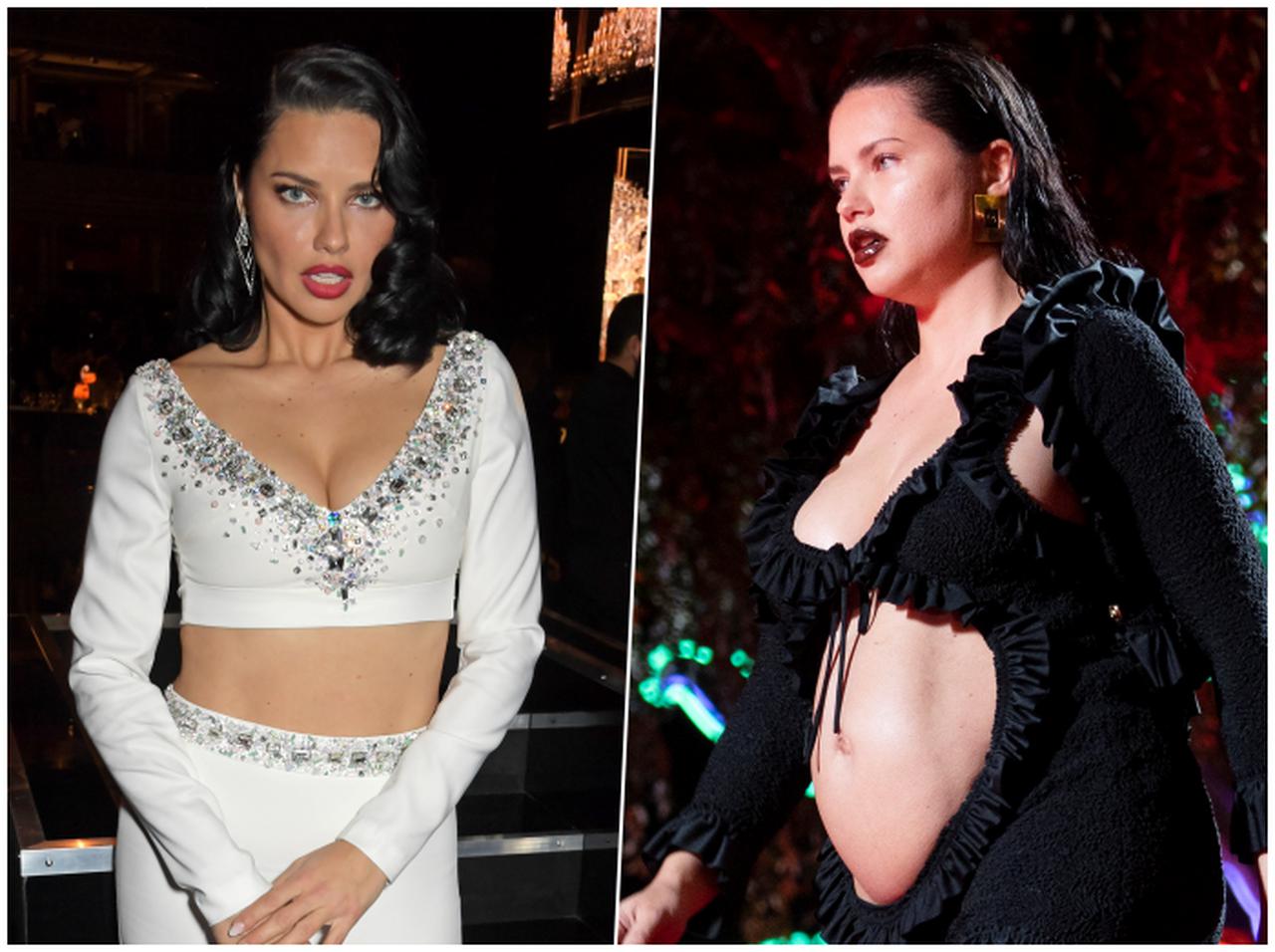 妊婦のアドリアナ・リマが“お腹を最大限に生かす”、アレキサンダー・ワンのショーにて