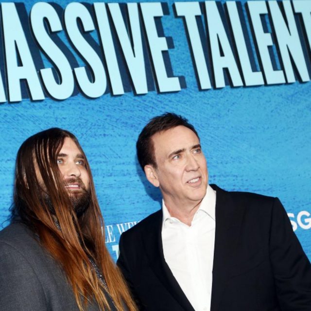 似てる？似てない？ニコラス・ケイジ、息子と久々のツーショット