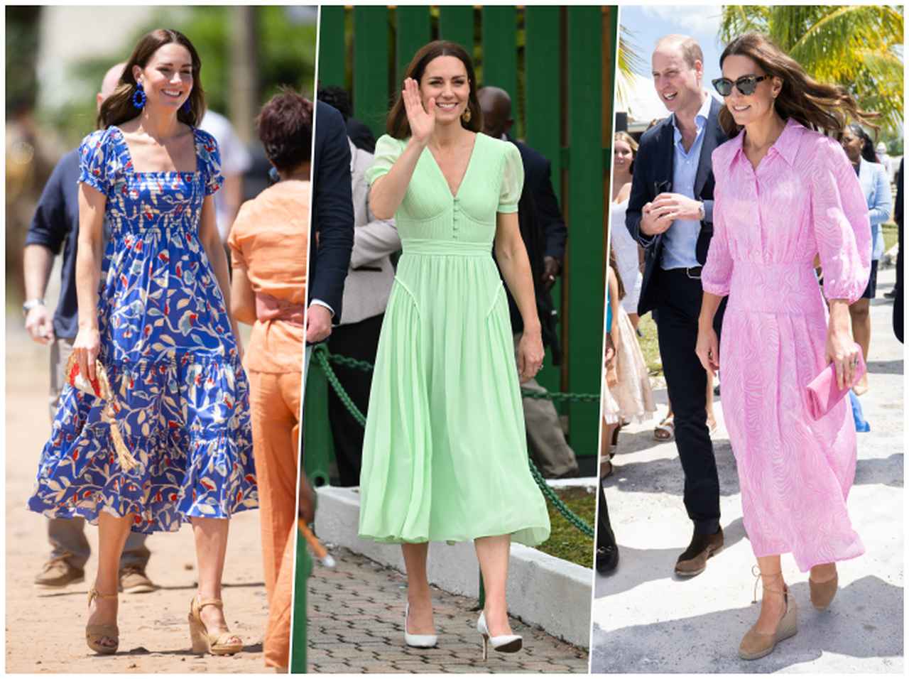 キャサリン妃が着こなす、春のカラーワンピース特集!着用ブランドも紹介