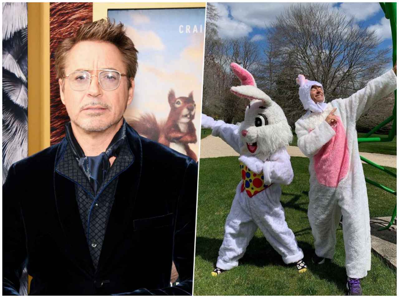 待ってました!1年に1度、ウサギ姿に変身するロバート・ダウニー・Jr.が可愛すぎる