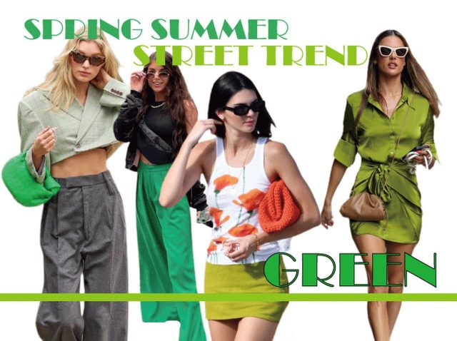 2022年の春夏トレンドカラーは、フレッシュなグリーン！